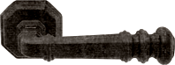 Дверная ручка Forme мод. Atlas 159RAT (античное серебро) на розетке 50RAT